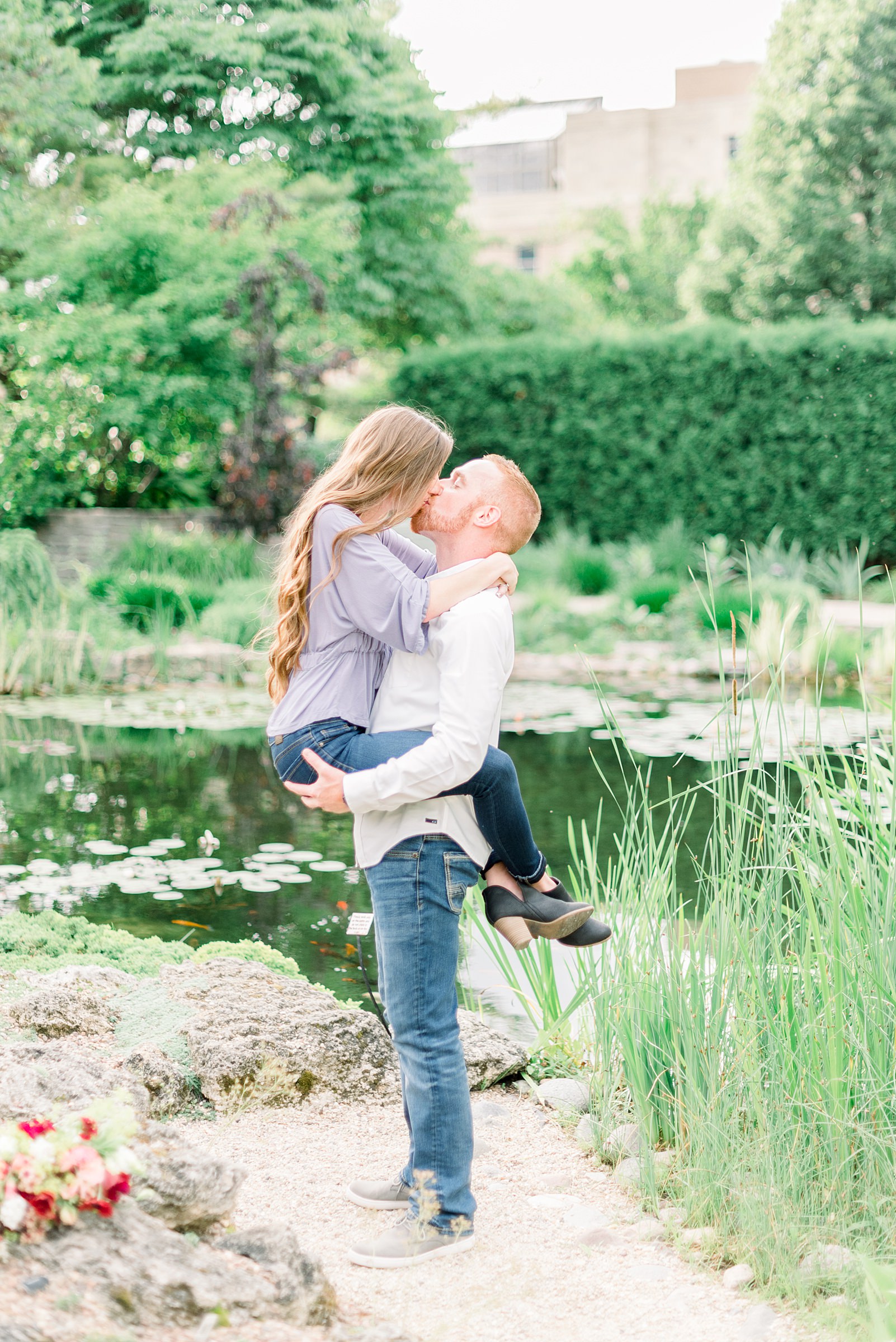 Allen Centennial Gardens Engagement Session