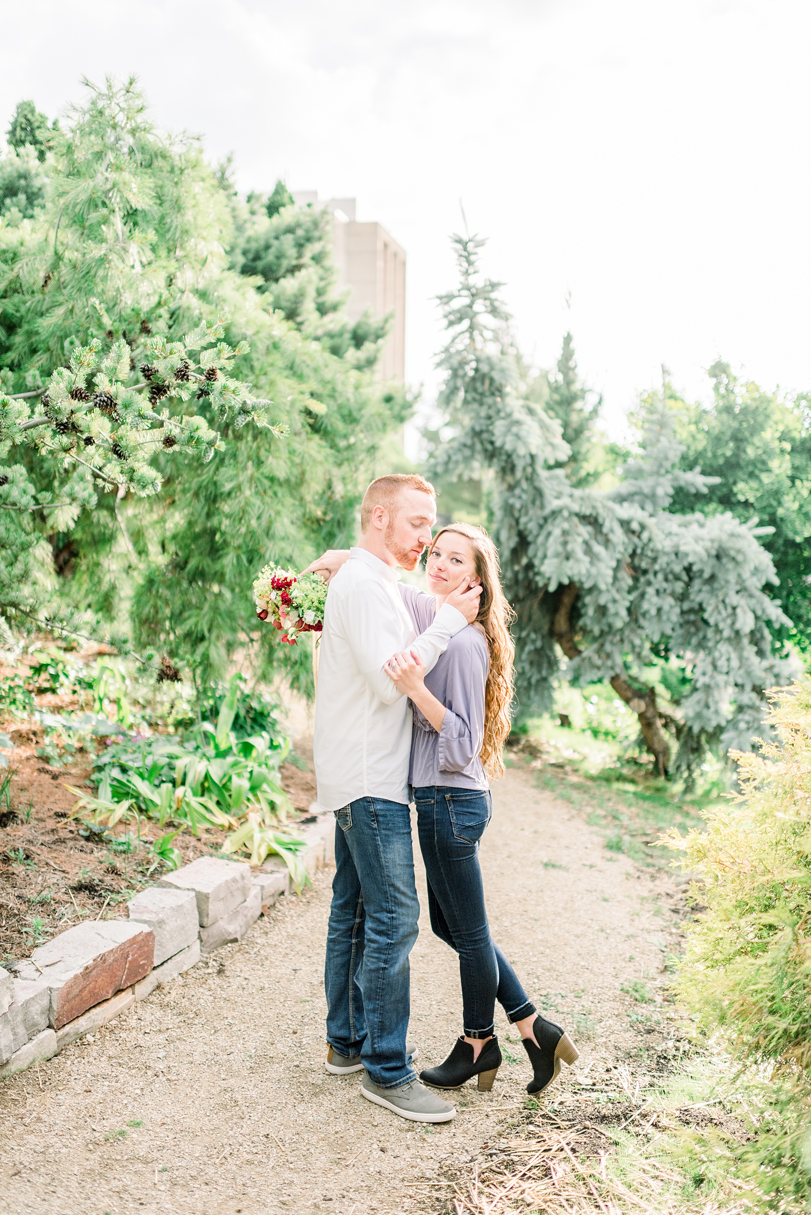 Allen Centennial Gardens Engagement Session