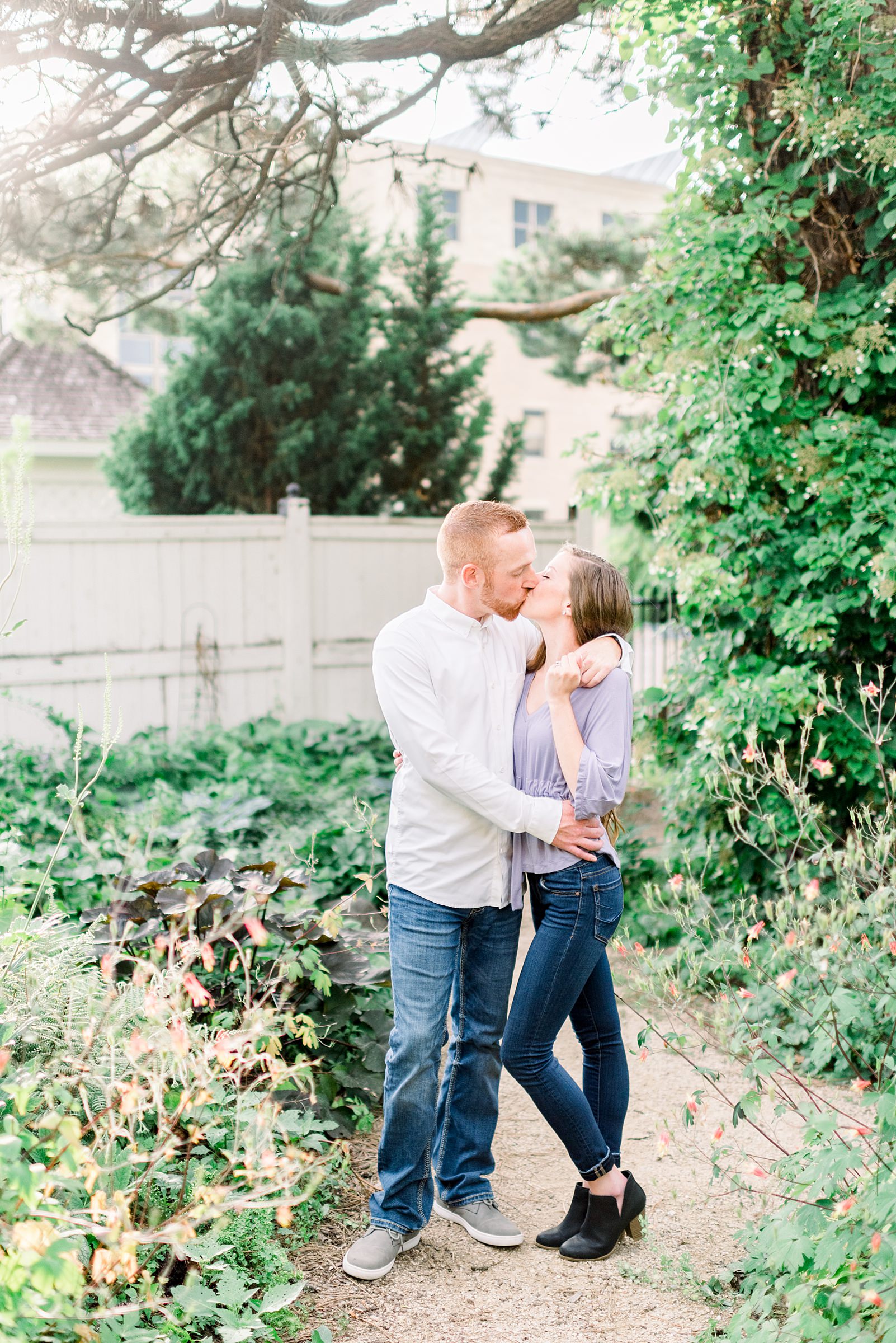 Allen Centennial Gardens Engagement Session