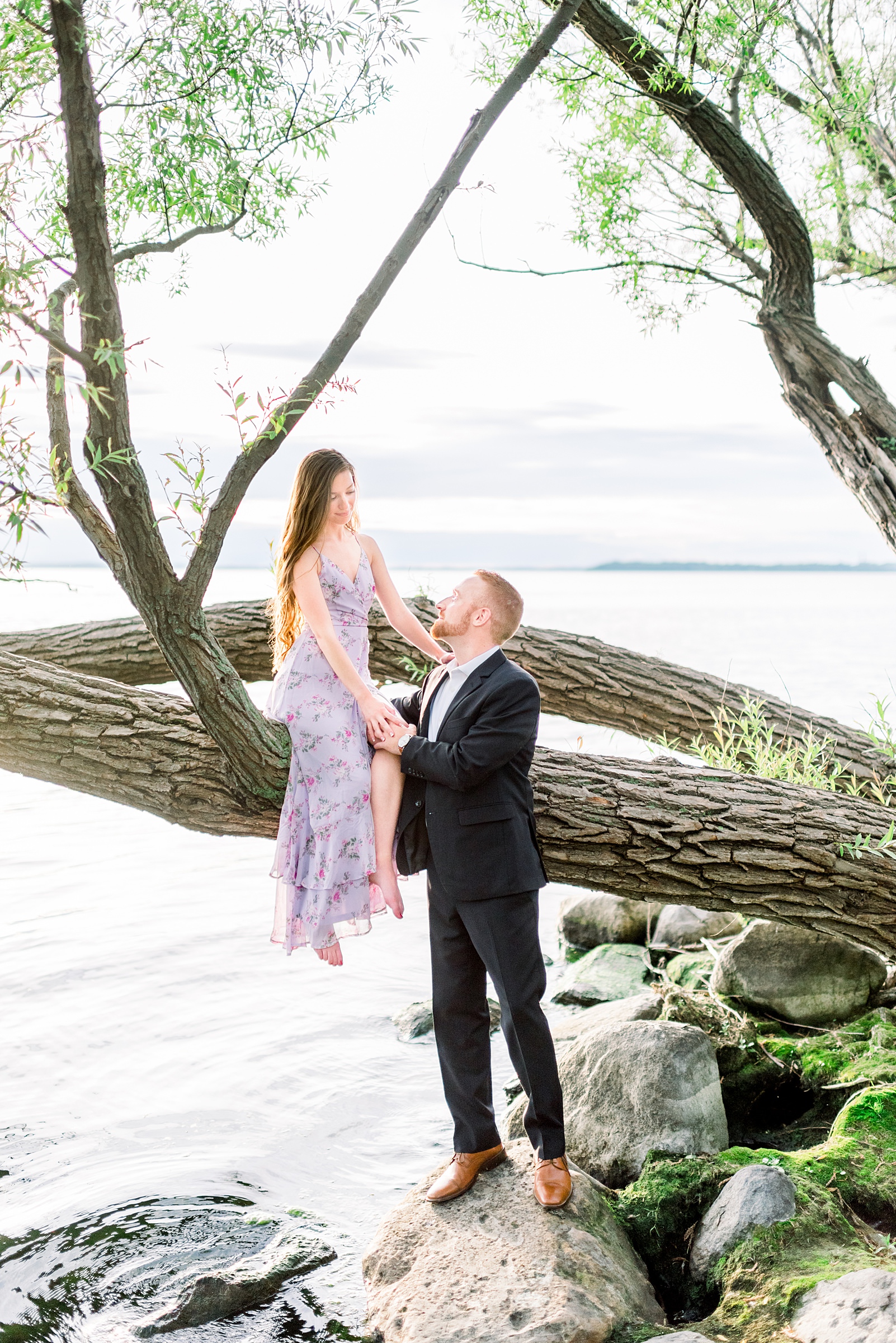 Allen Centennial Gardens Engagement Session