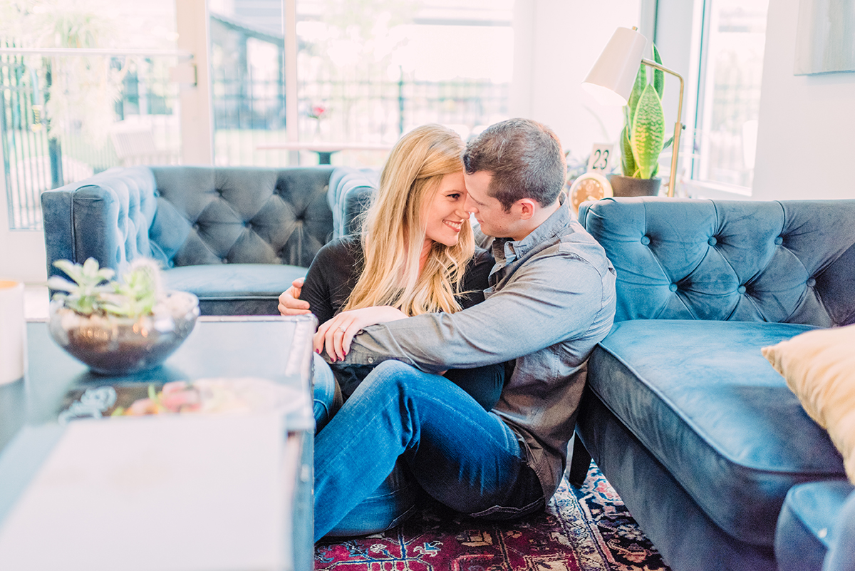 Coffee Shop Engagement Session Photographers