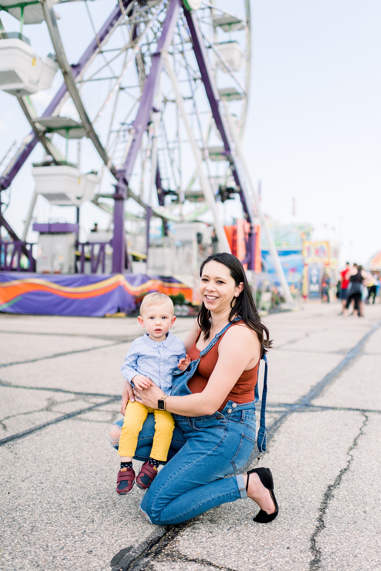 Madison, WI Carnival Maternity Session - Larissa Marie Photograhy