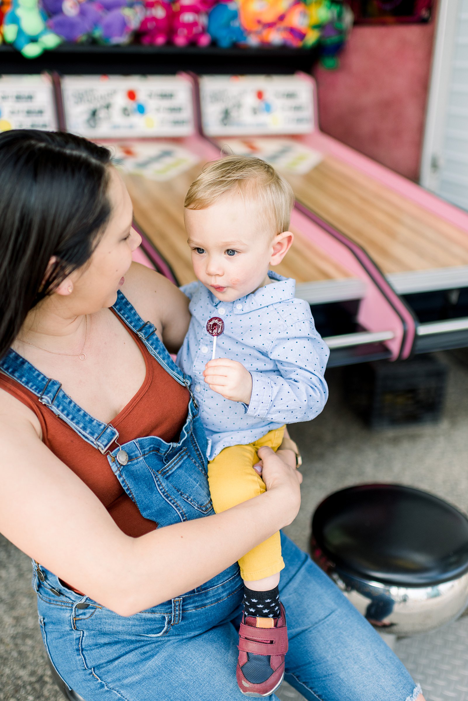 Madison, WI Carnival Maternity Session - Larissa Marie Photograhy