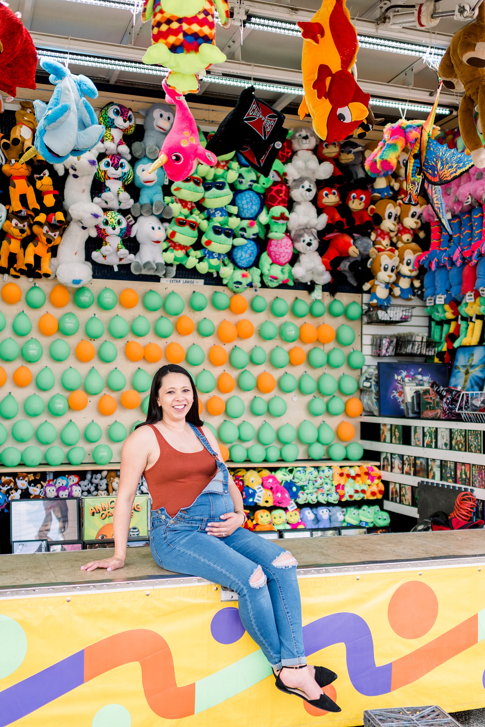 Madison, WI Carnival Maternity Session - Larissa Marie Photograhy