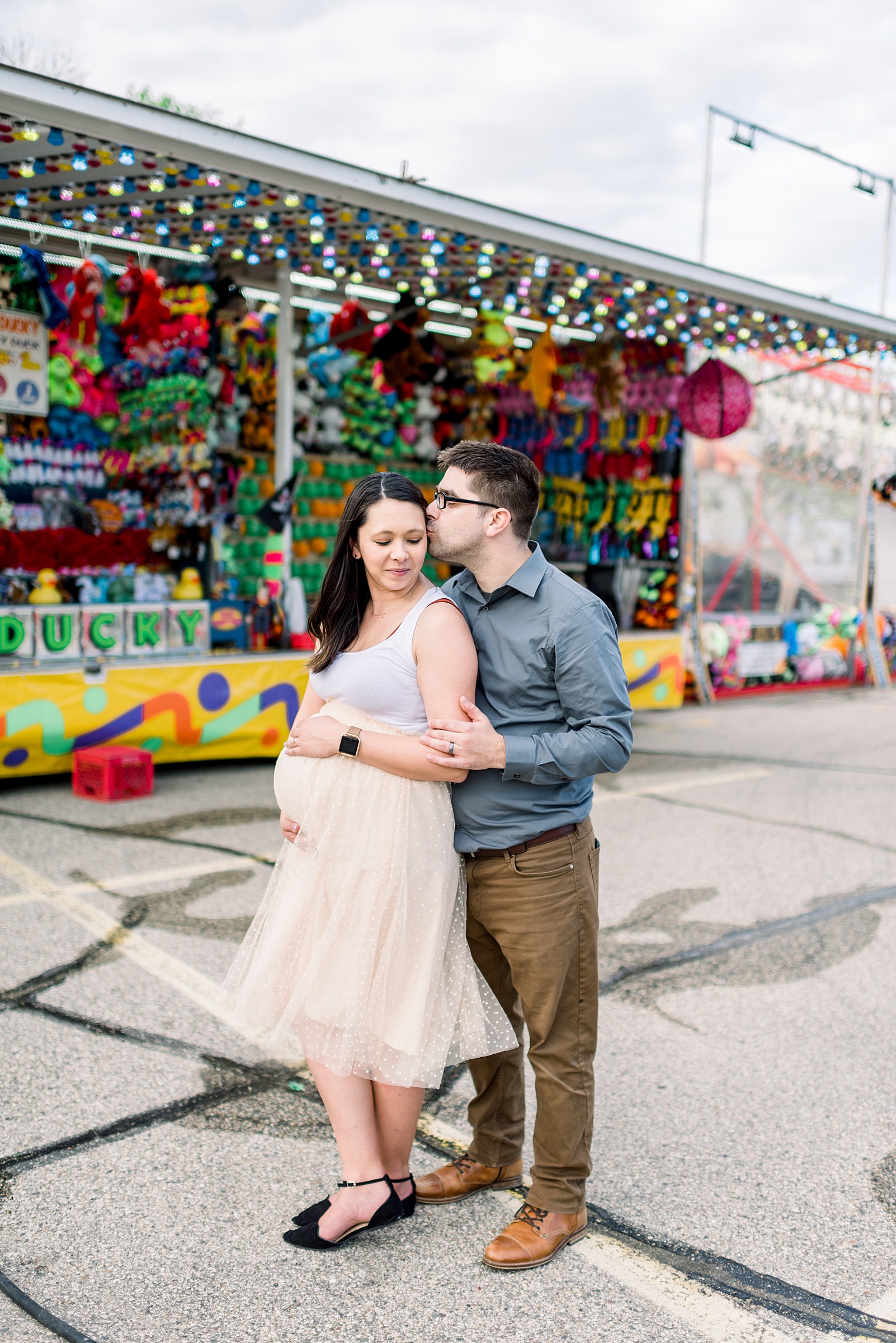 Madison, WI Carnival Maternity Session - Larissa Marie Photograhy