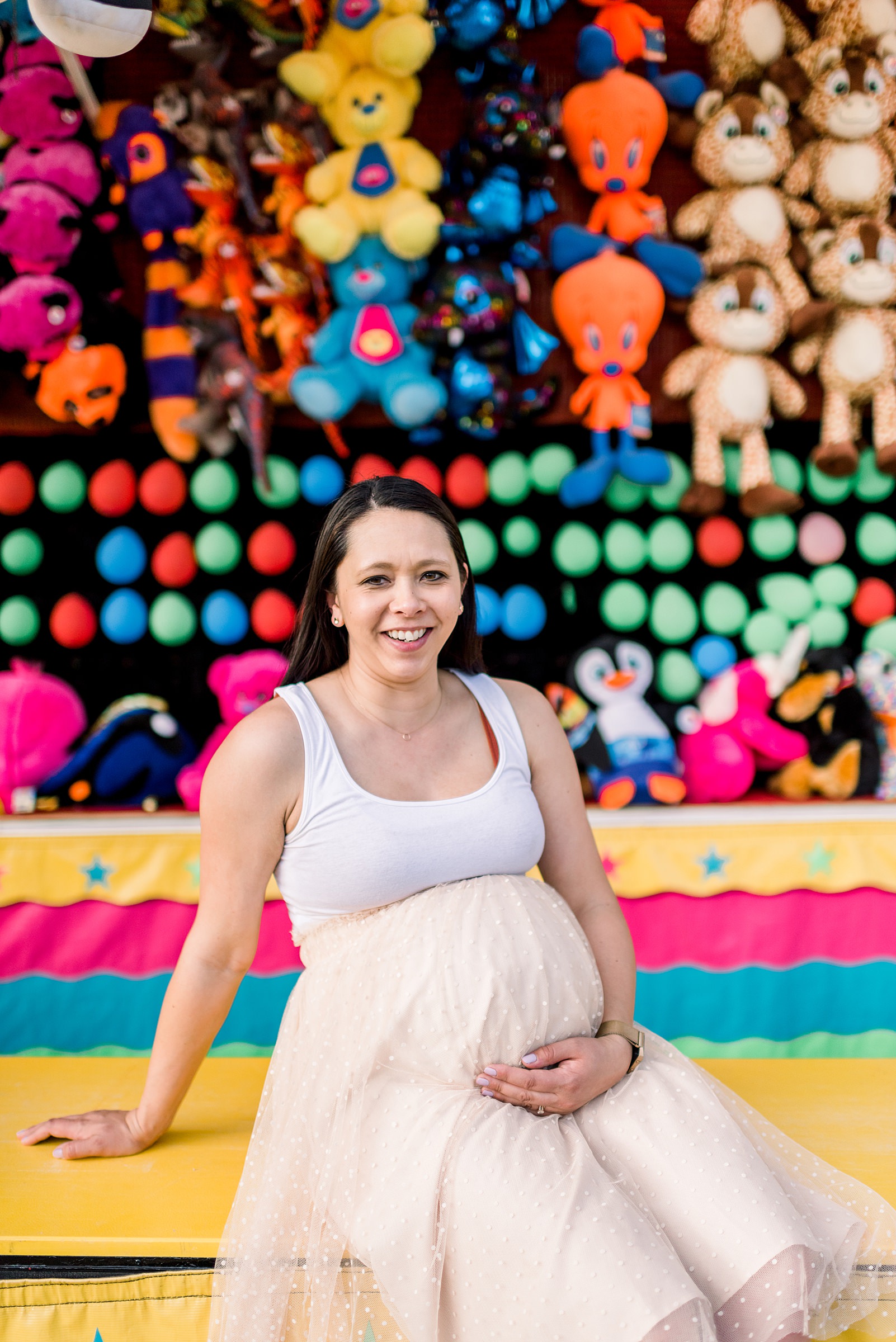 Madison, WI Carnival Maternity Session - Larissa Marie Photograhy