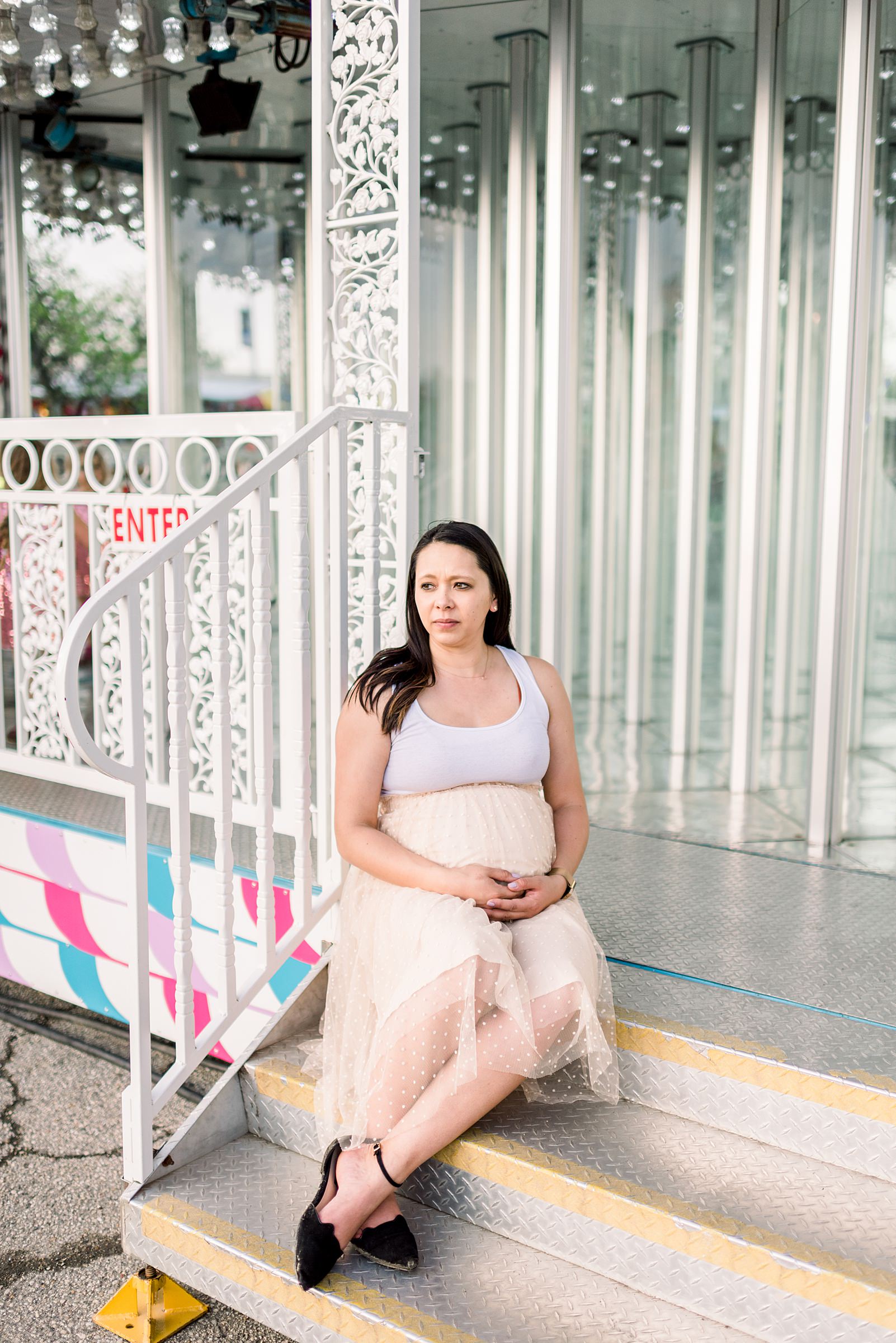 Madison, WI Carnival Maternity Session - Larissa Marie Photograhy