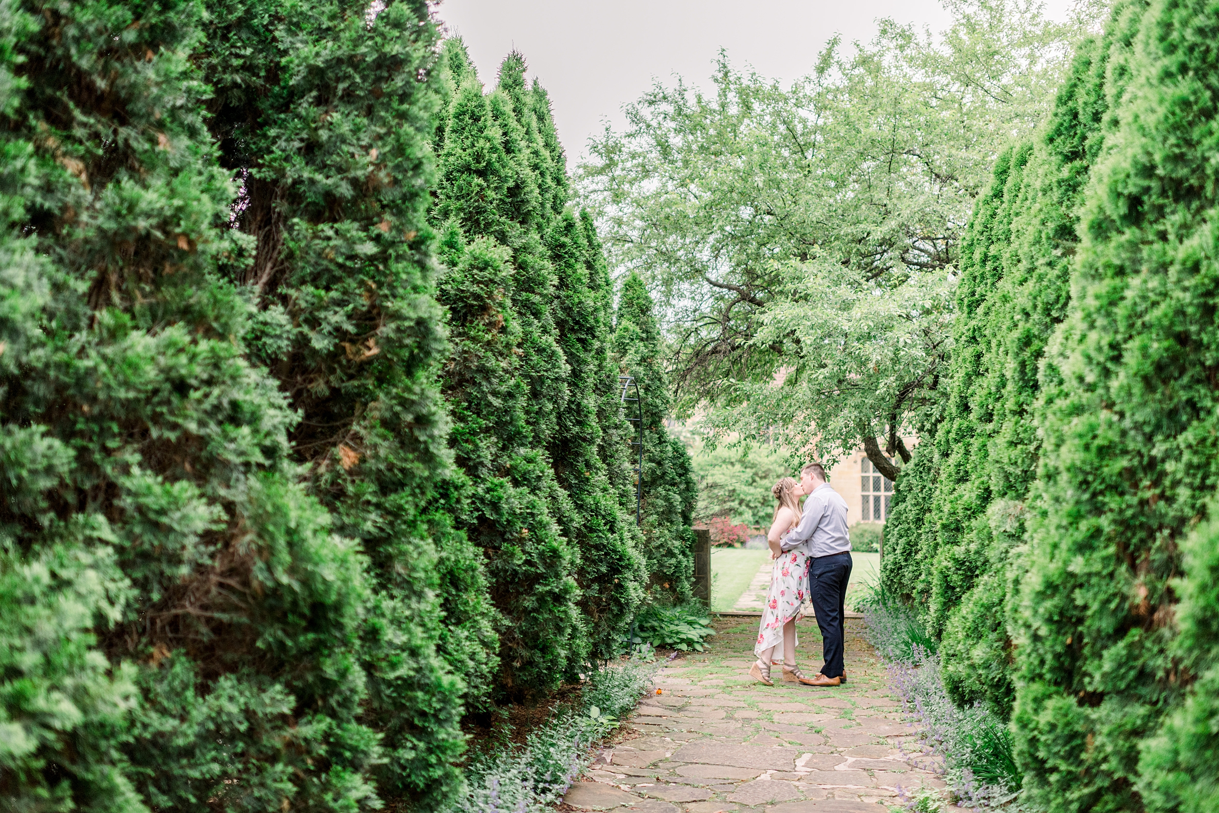 Paine Art Center and Gardens Engagement Session