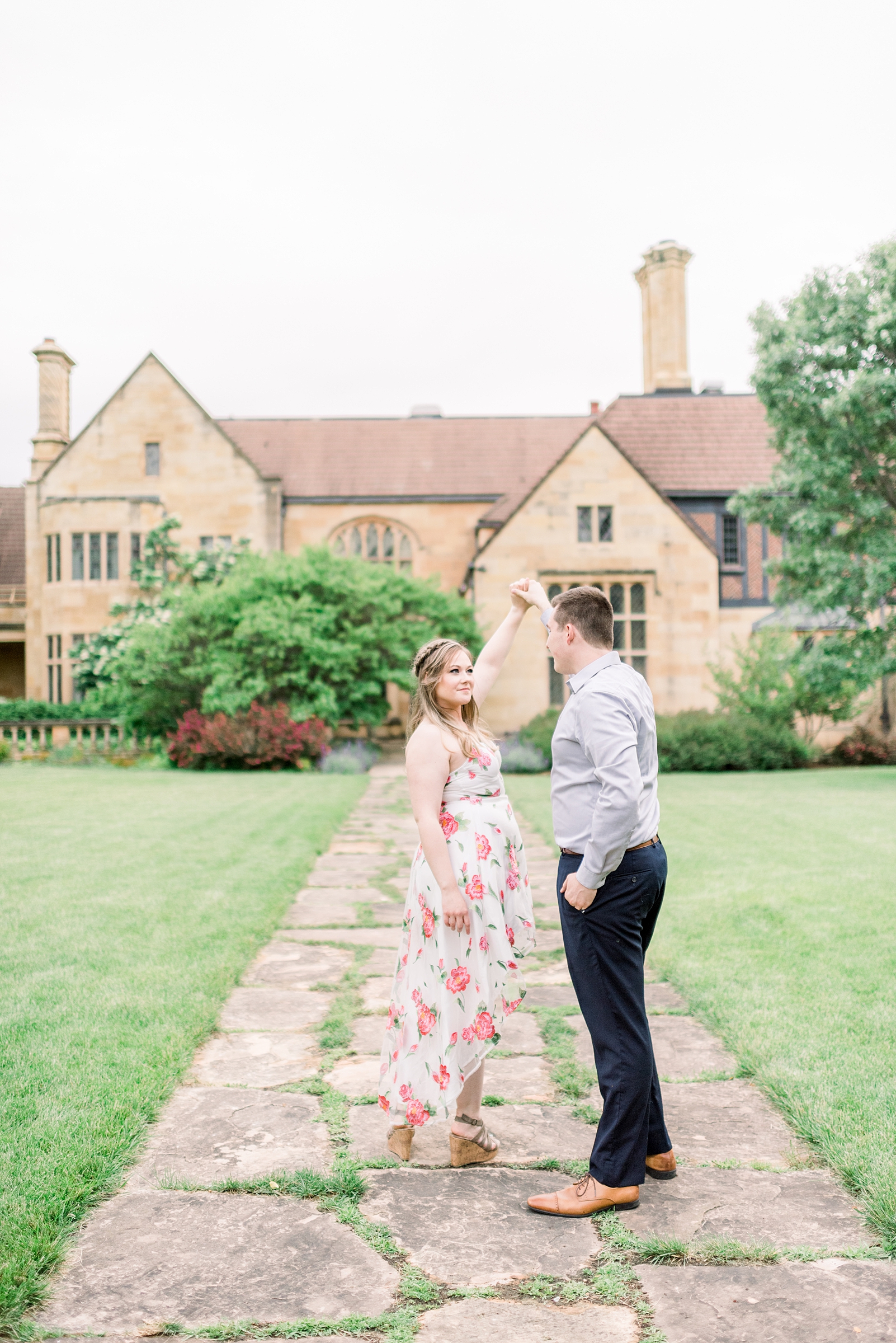 Paine Art Center and Gardens Engagement Session