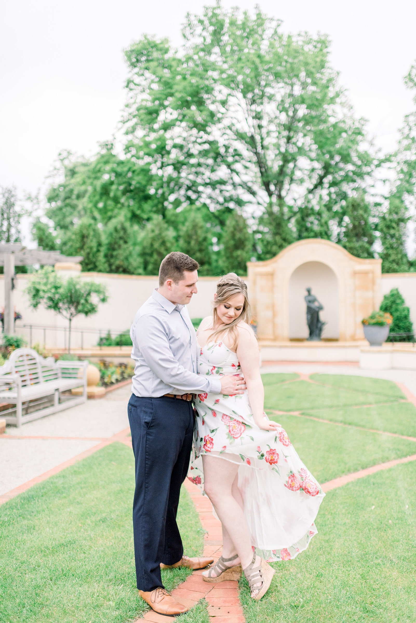 Paine Art Center and Gardens Engagement Session