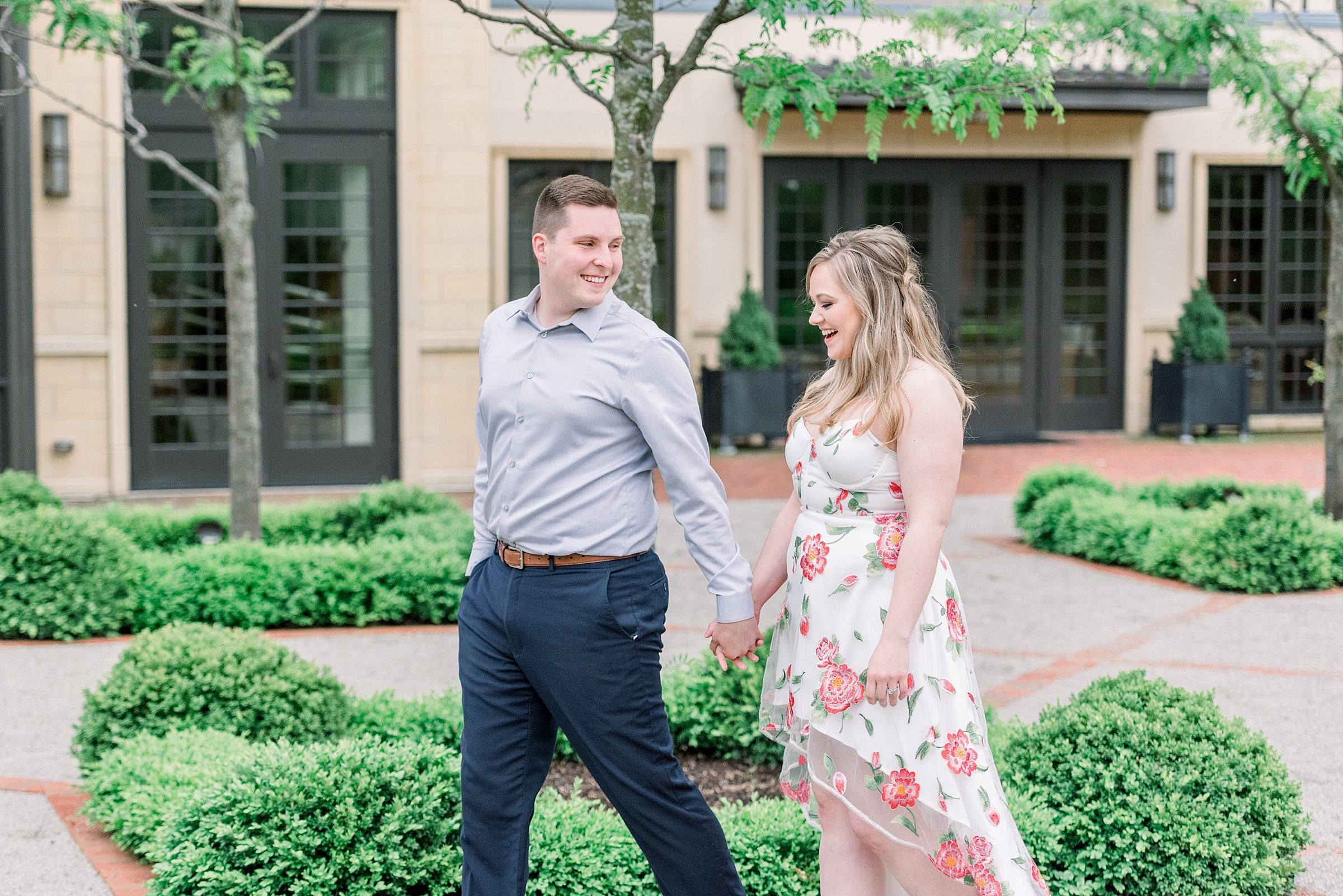 Paine Art Center and Gardens Engagement Session