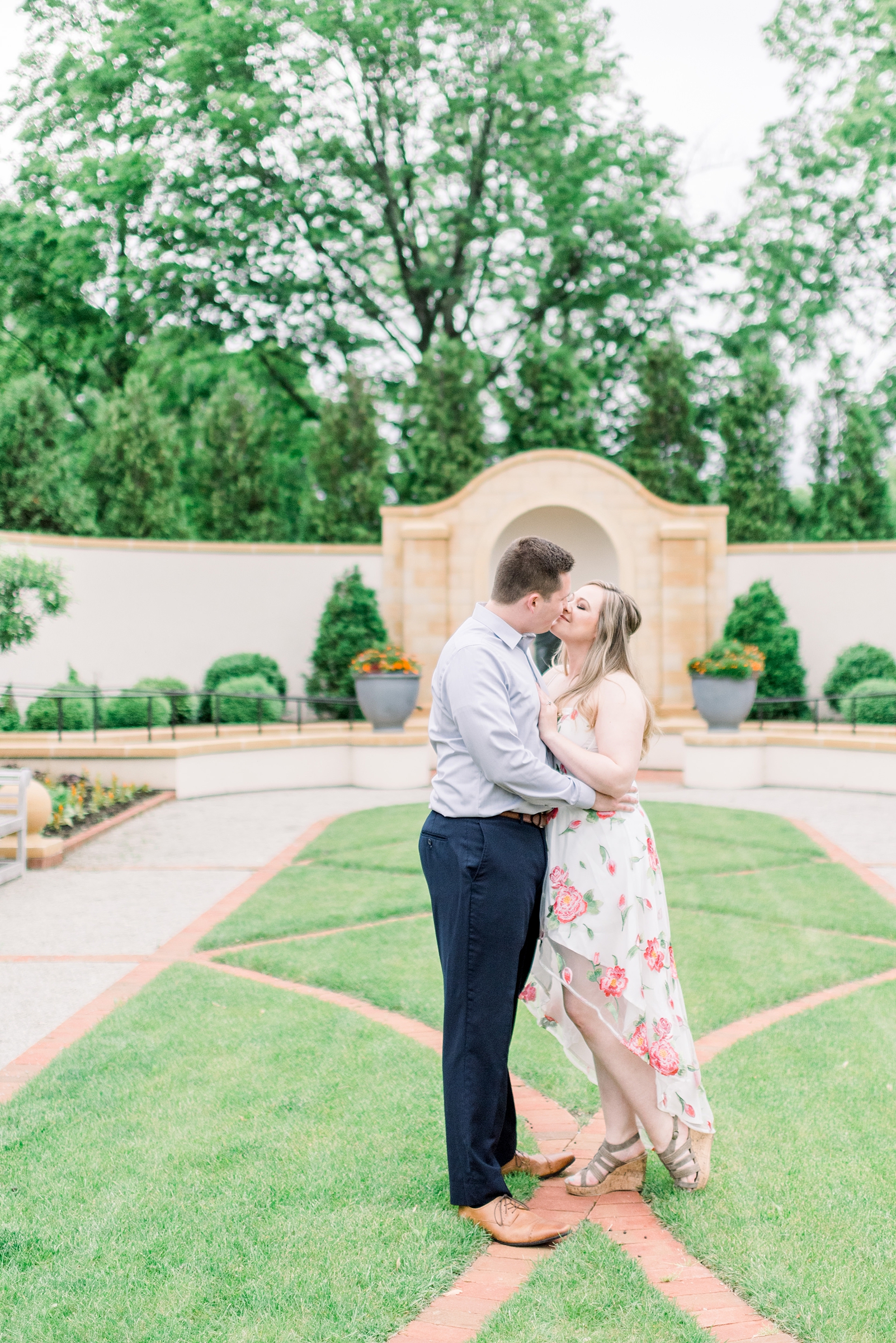 Paine Art Center and Gardens Engagement Session