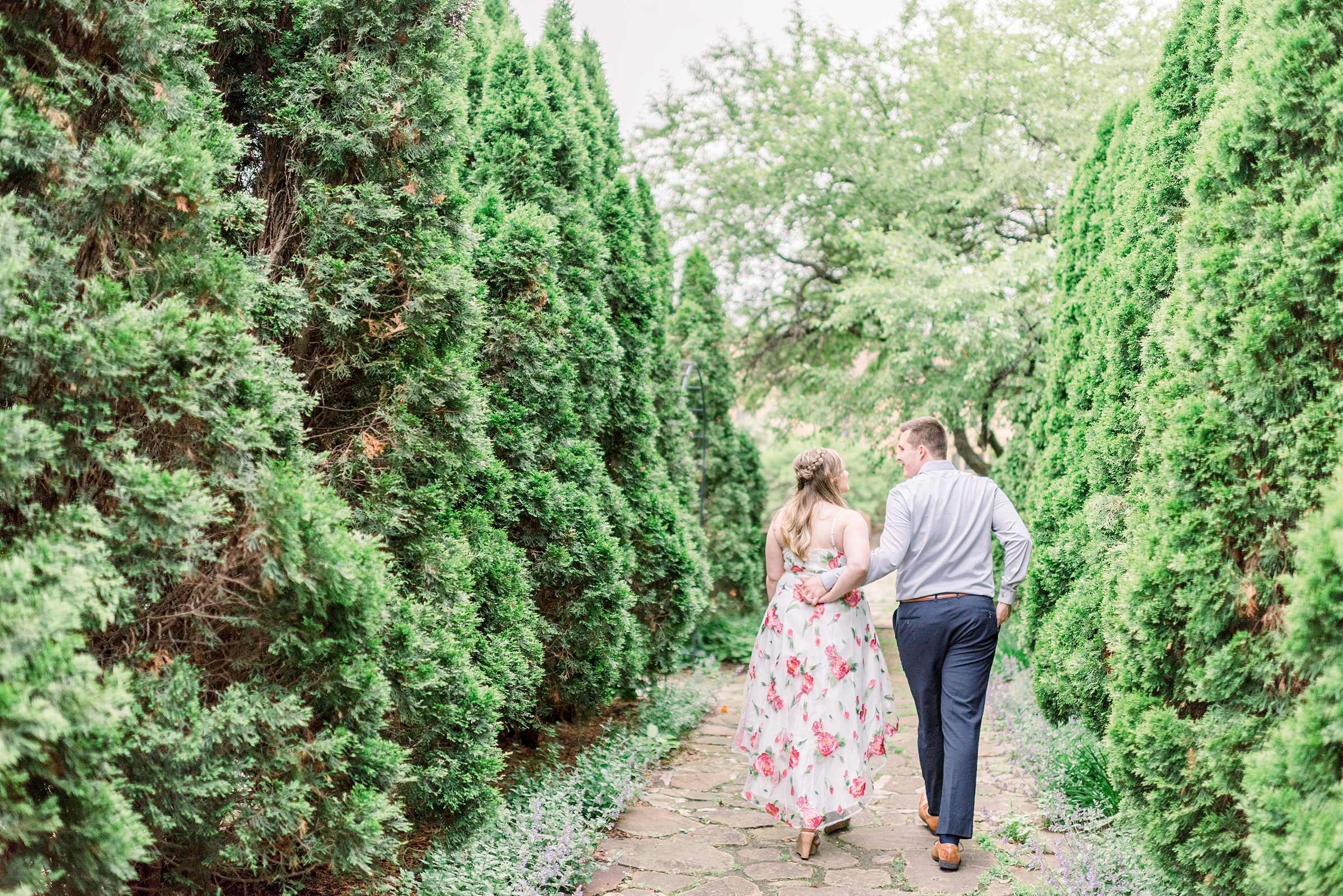 Paine Art Center and Gardens Engagement Session