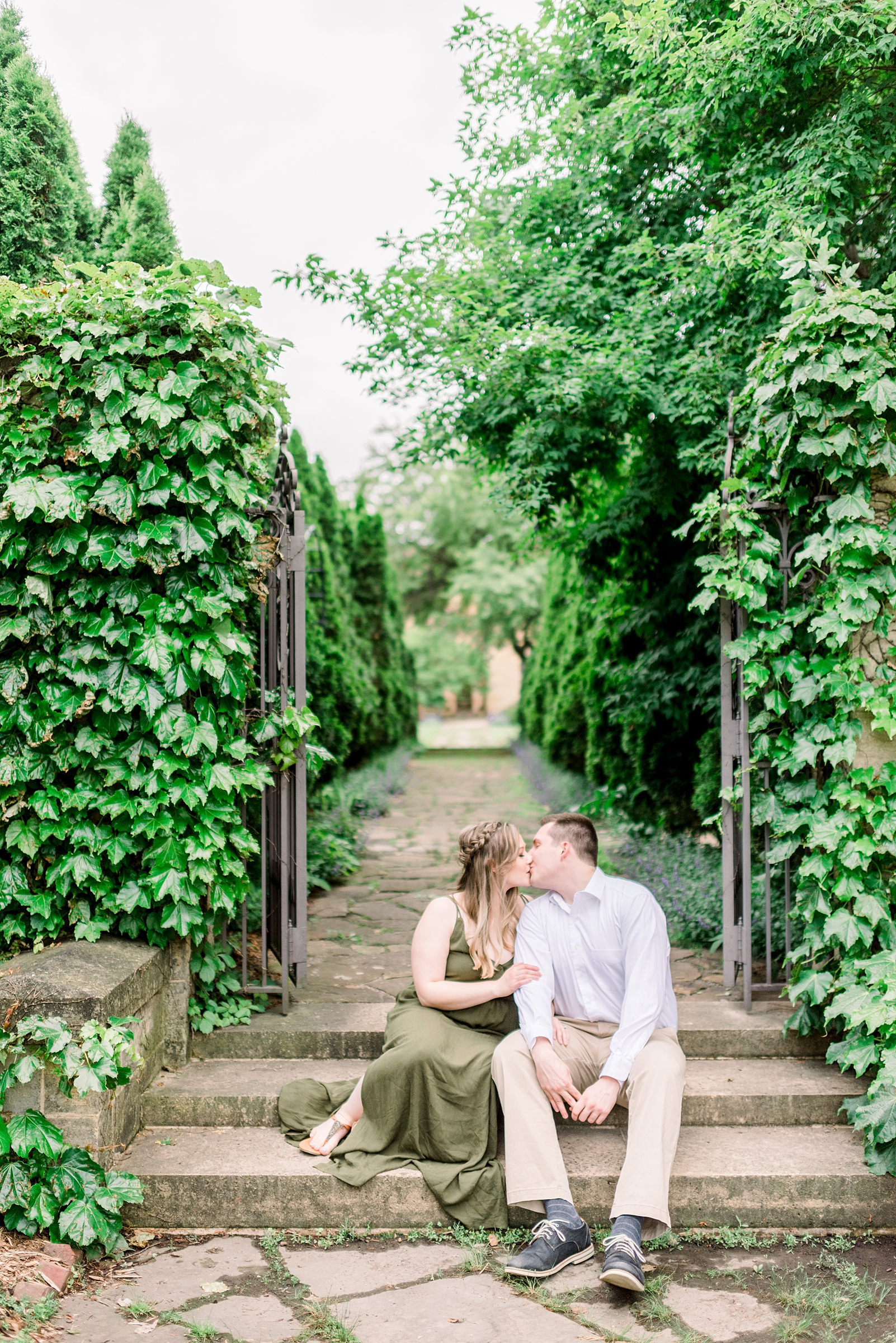 Paine Art Center and Gardens Engagement Session