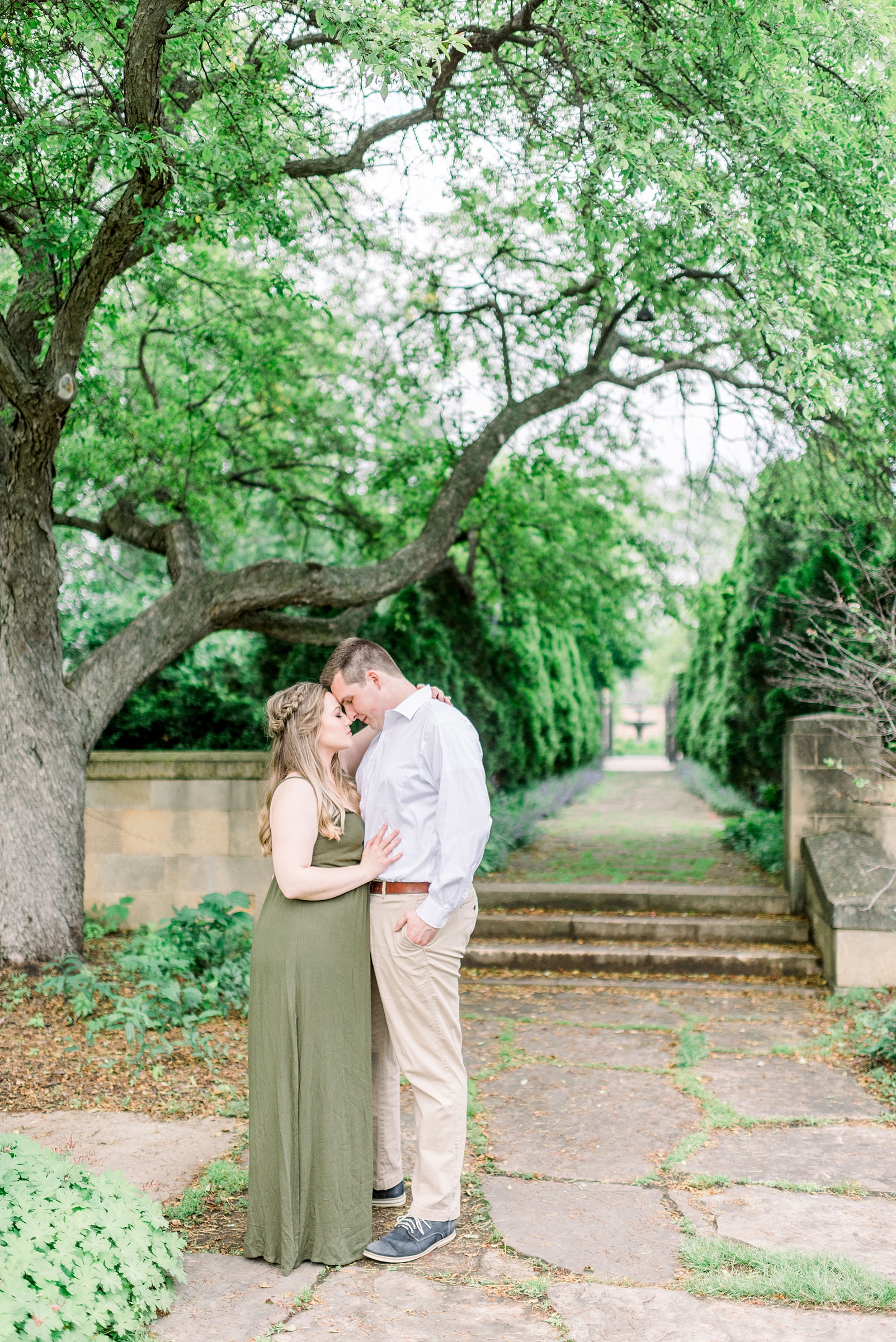 Paine Art Center and Gardens Engagement Session