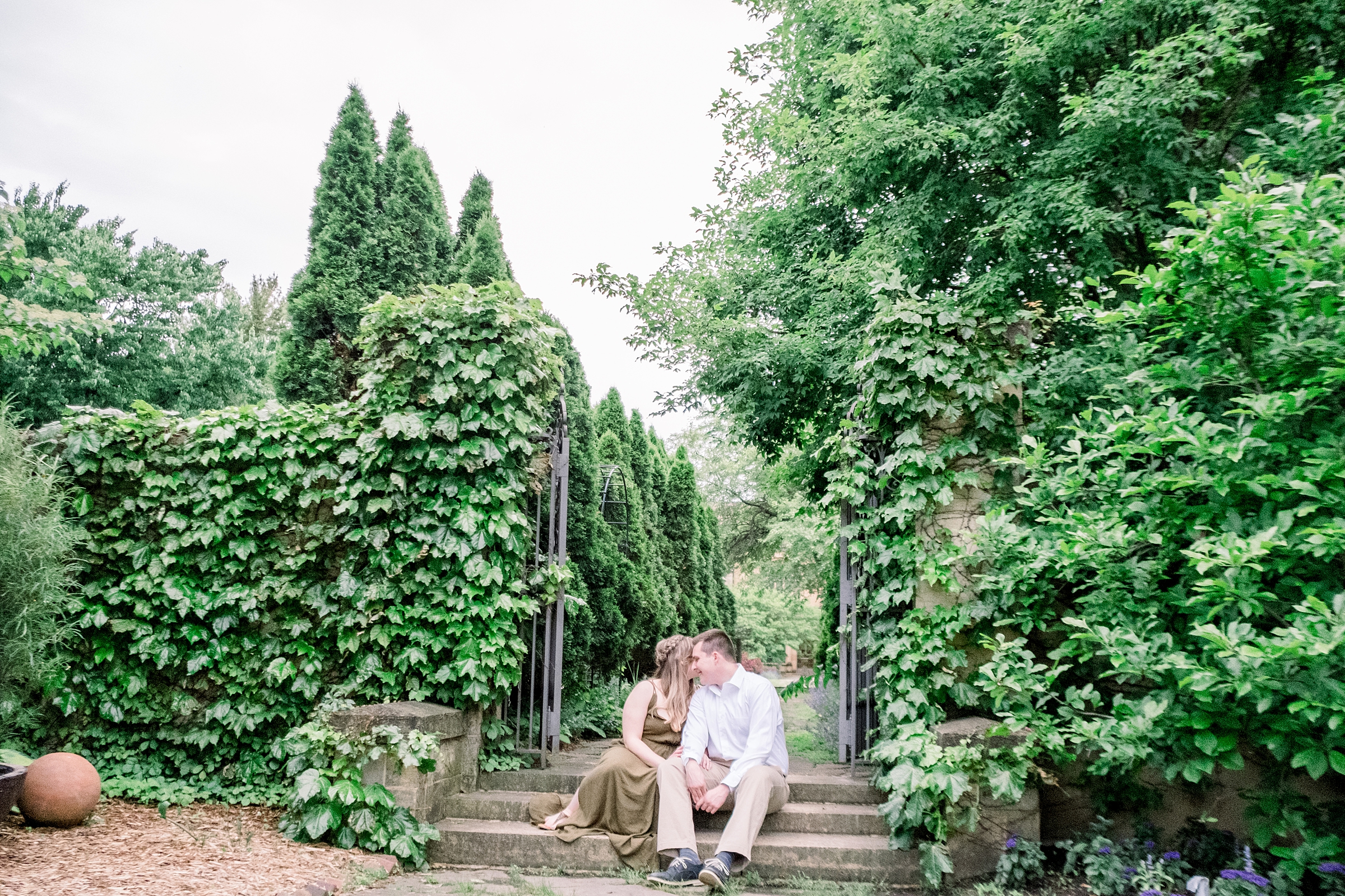 Paine Art Center and Gardens Engagement Session