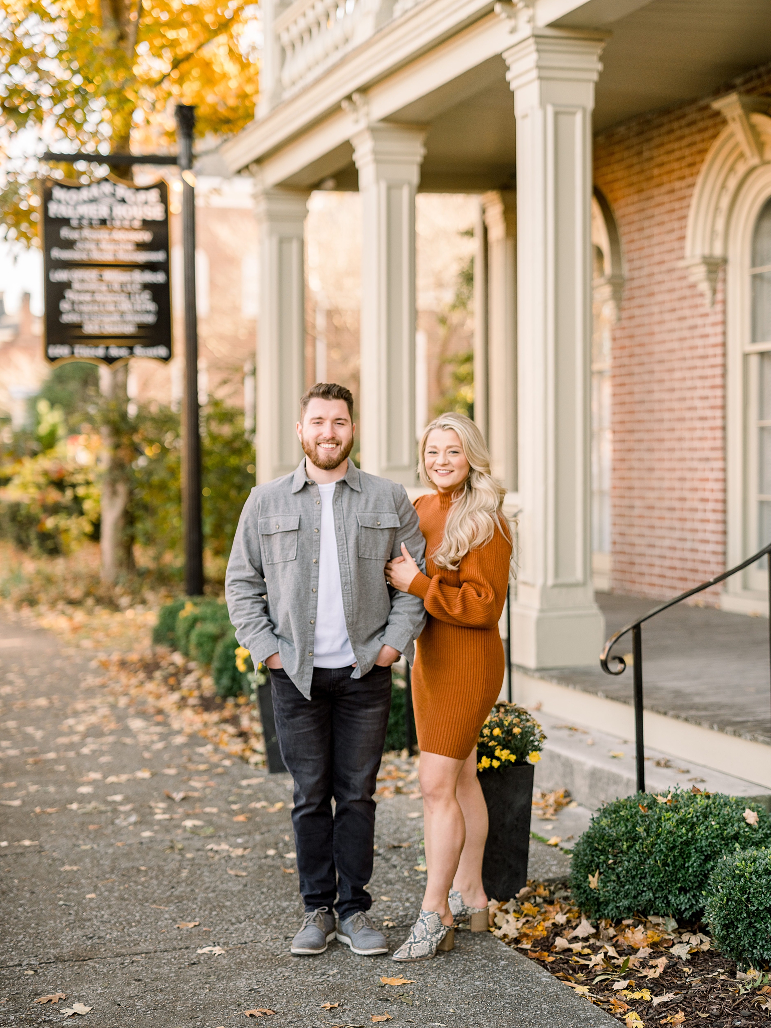 Downtown Franklin, TN Engagement Photographers