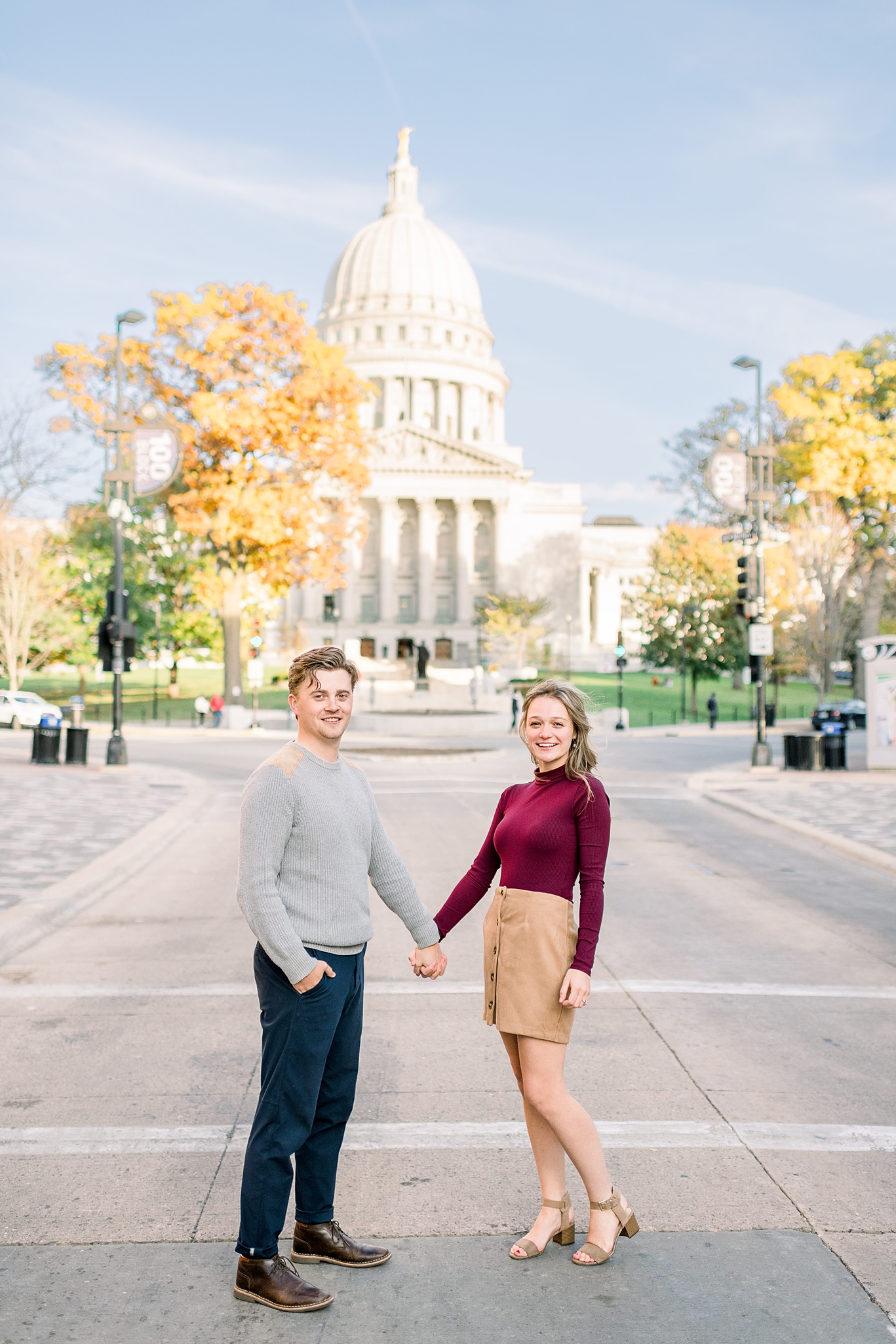 State Street Madison, WI Engagement Session