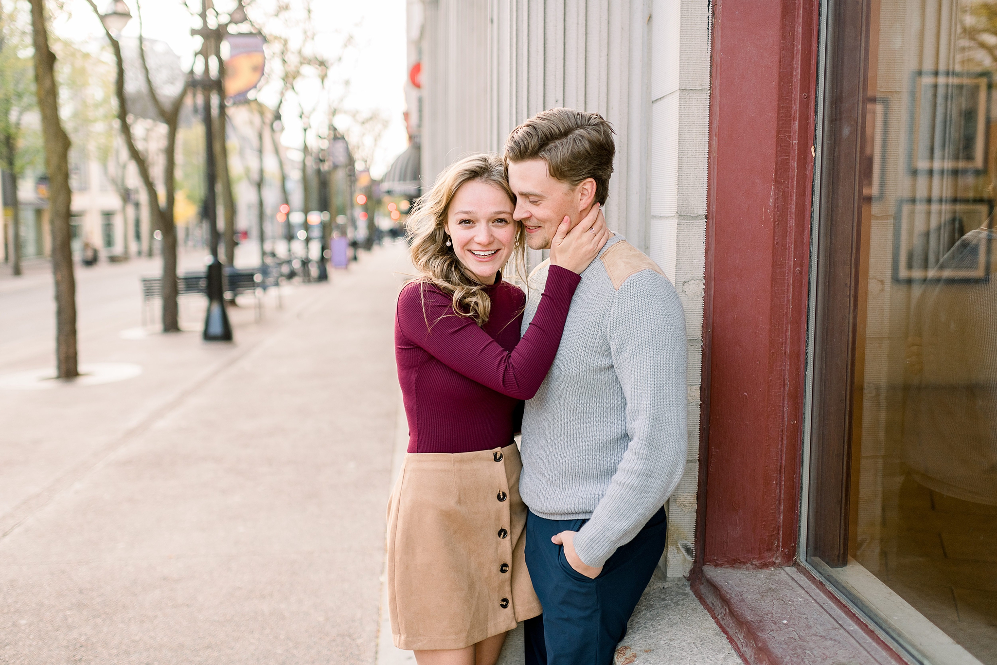 State Street Madison, WI Engagement Session