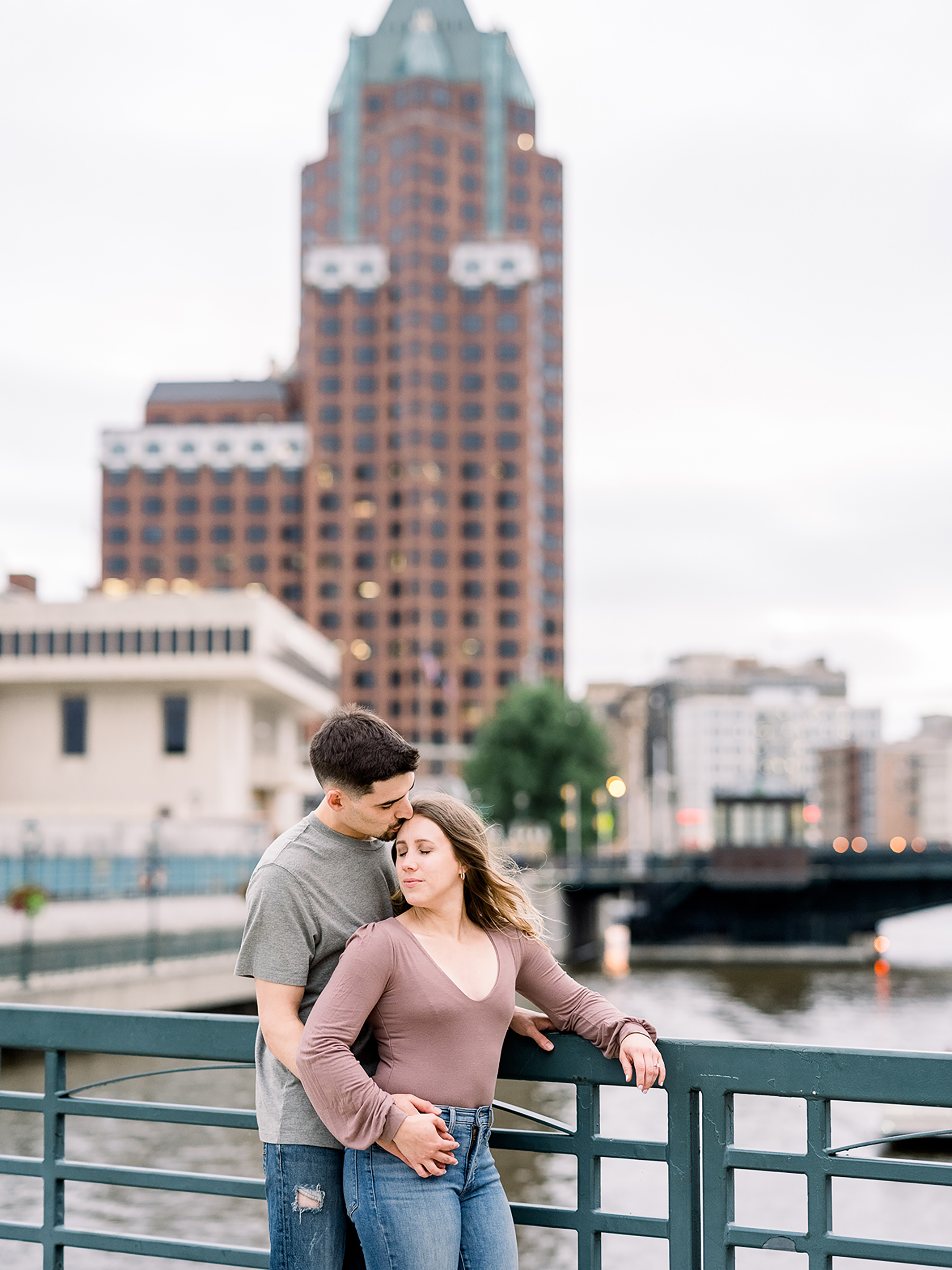 Downtown Milwaukee, WI Engagement Photographers