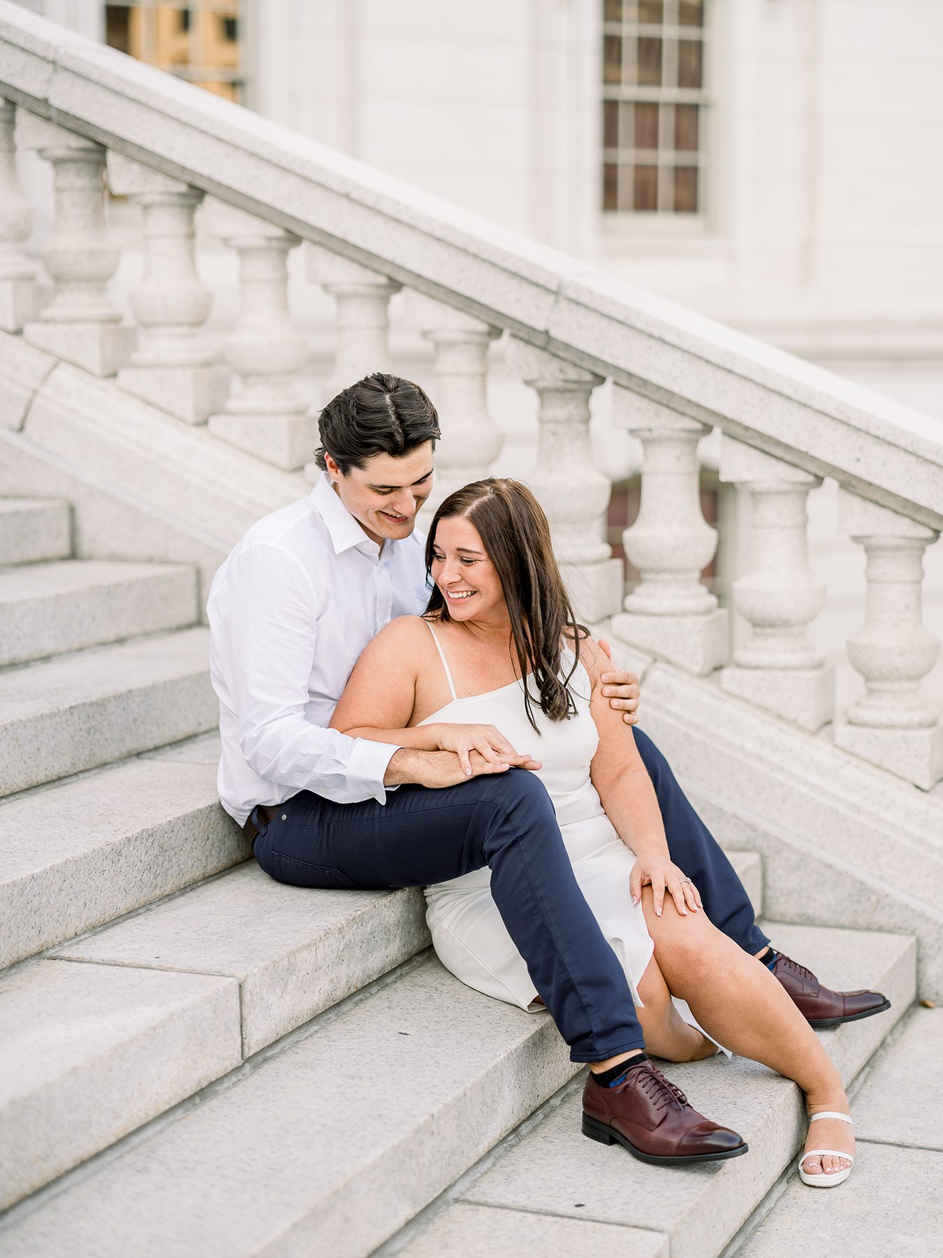 Downtown Madison, WI Engagement Photographers