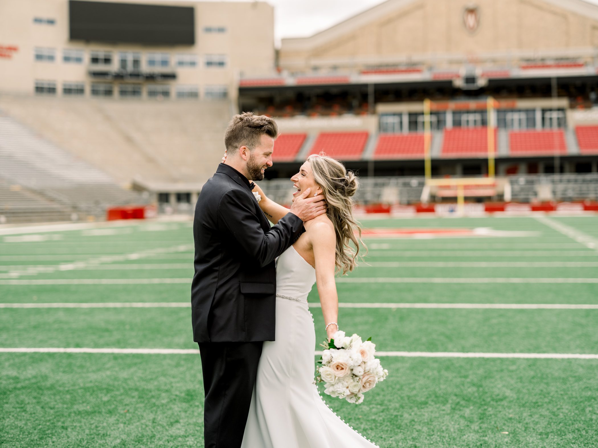 Camp Randall Champions Club Wedding Photographers Camp Randall Champions Club Wedding Photographers