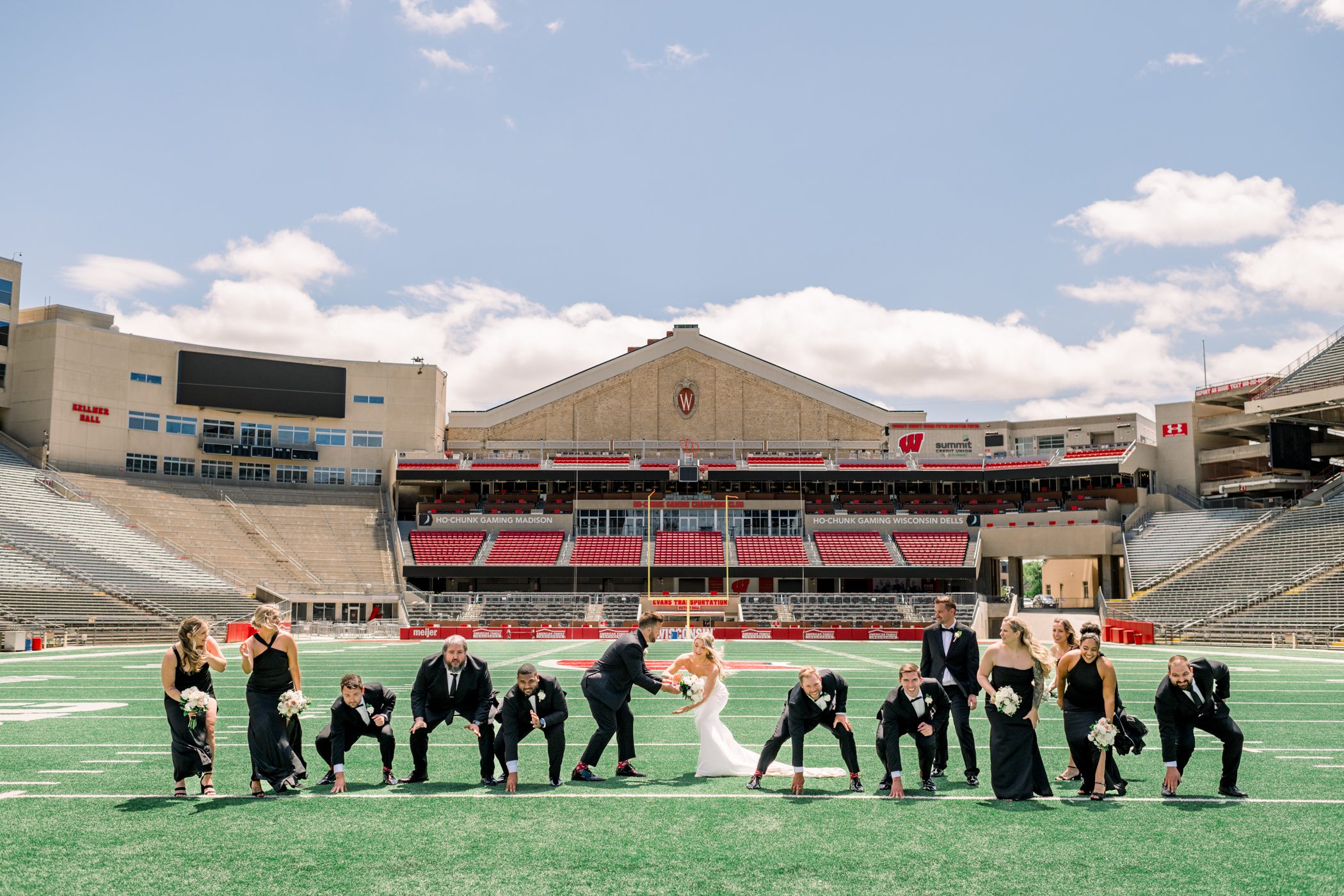 Camp Randall Champions Club Wedding Photographers Camp Randall Champions Club Wedding Photographers
