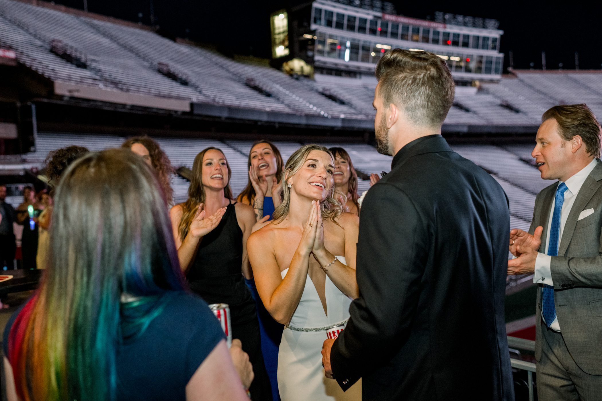 Camp Randall Champions Club Wedding Photographers Camp Randall Champions Club Wedding Photographers