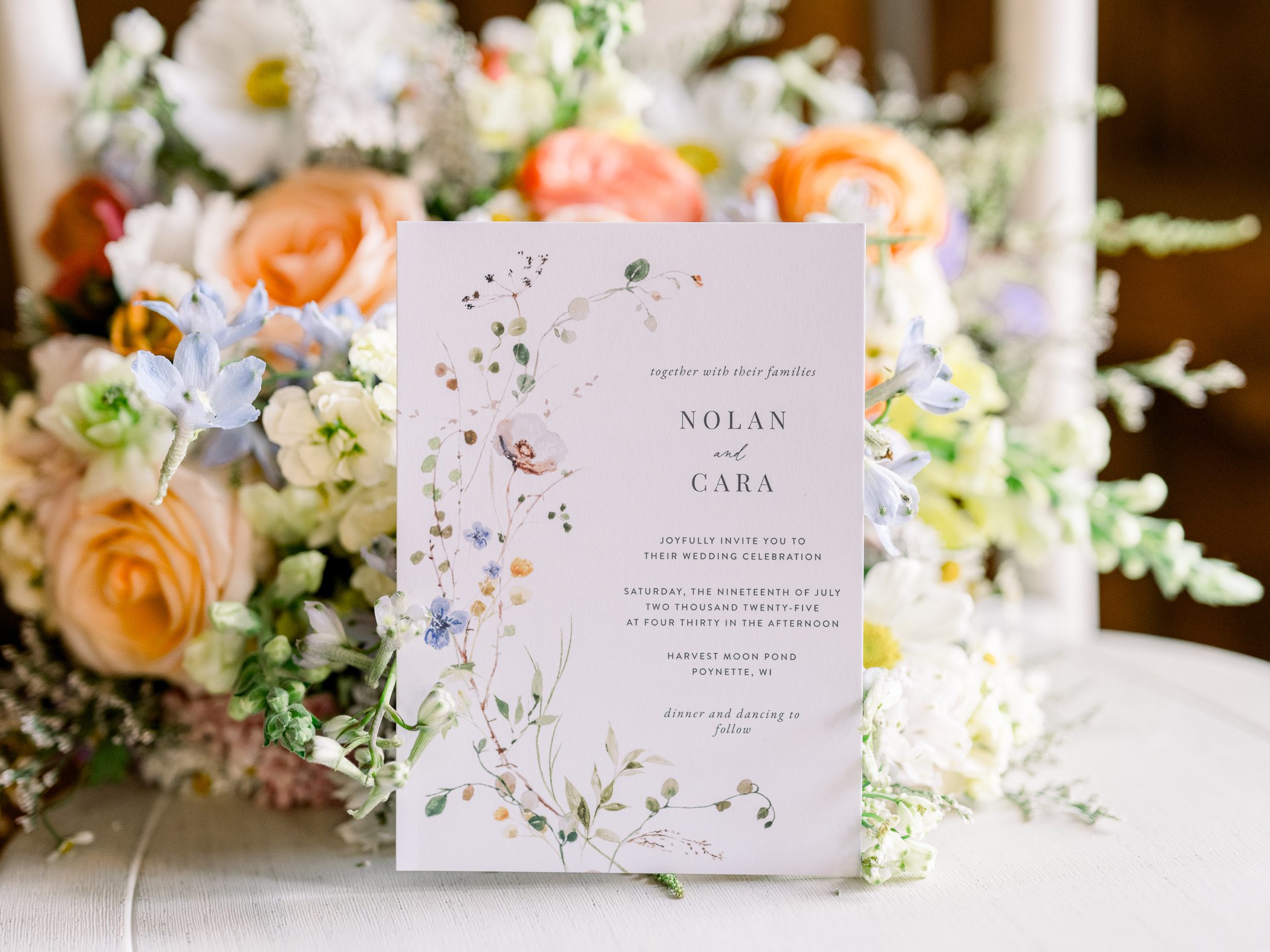 Harvest Moon Pond Summer Wedding