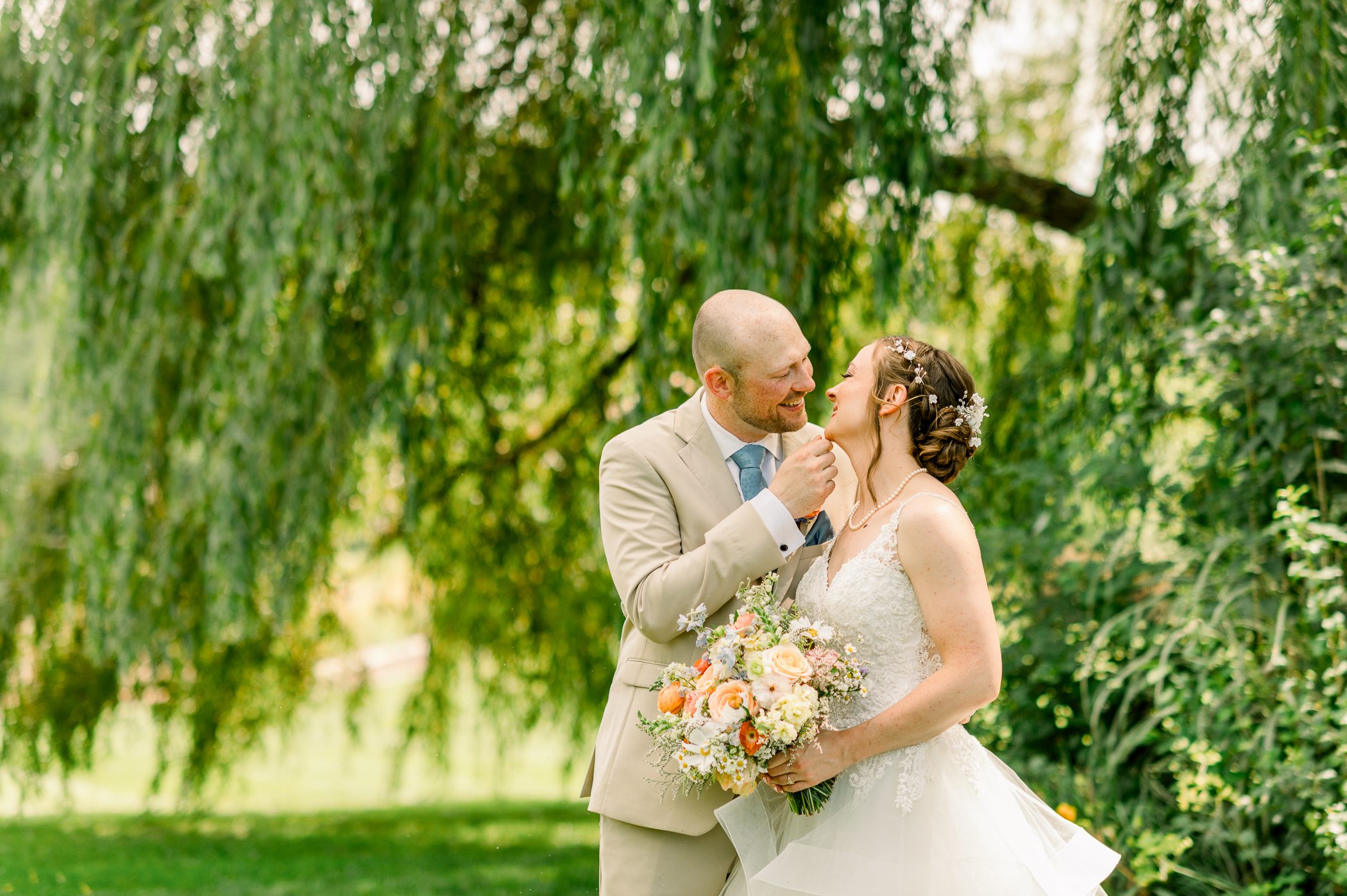 Harvest Moon Pond Summer Wedding
