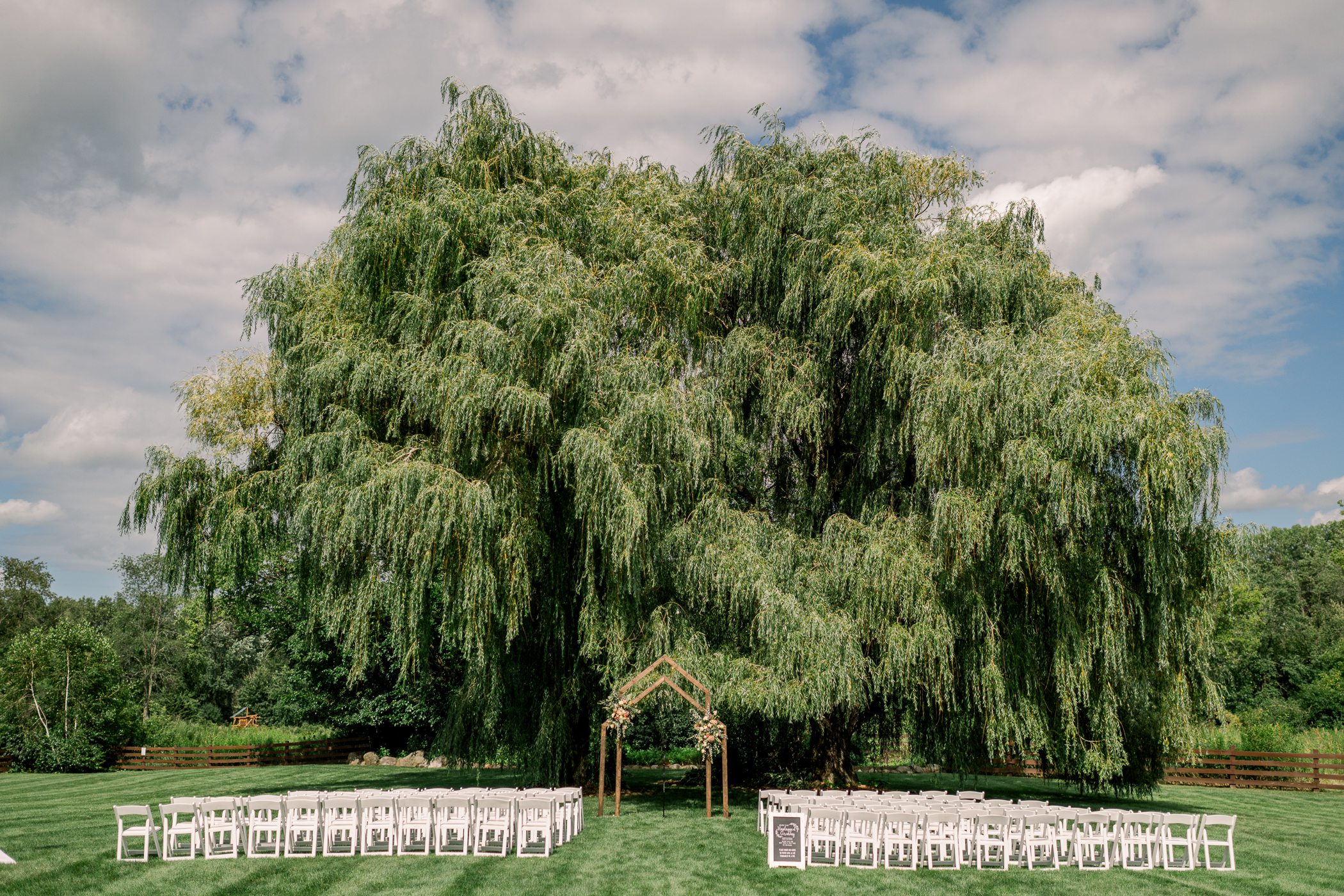 Harvest Moon Pond Summer Wedding