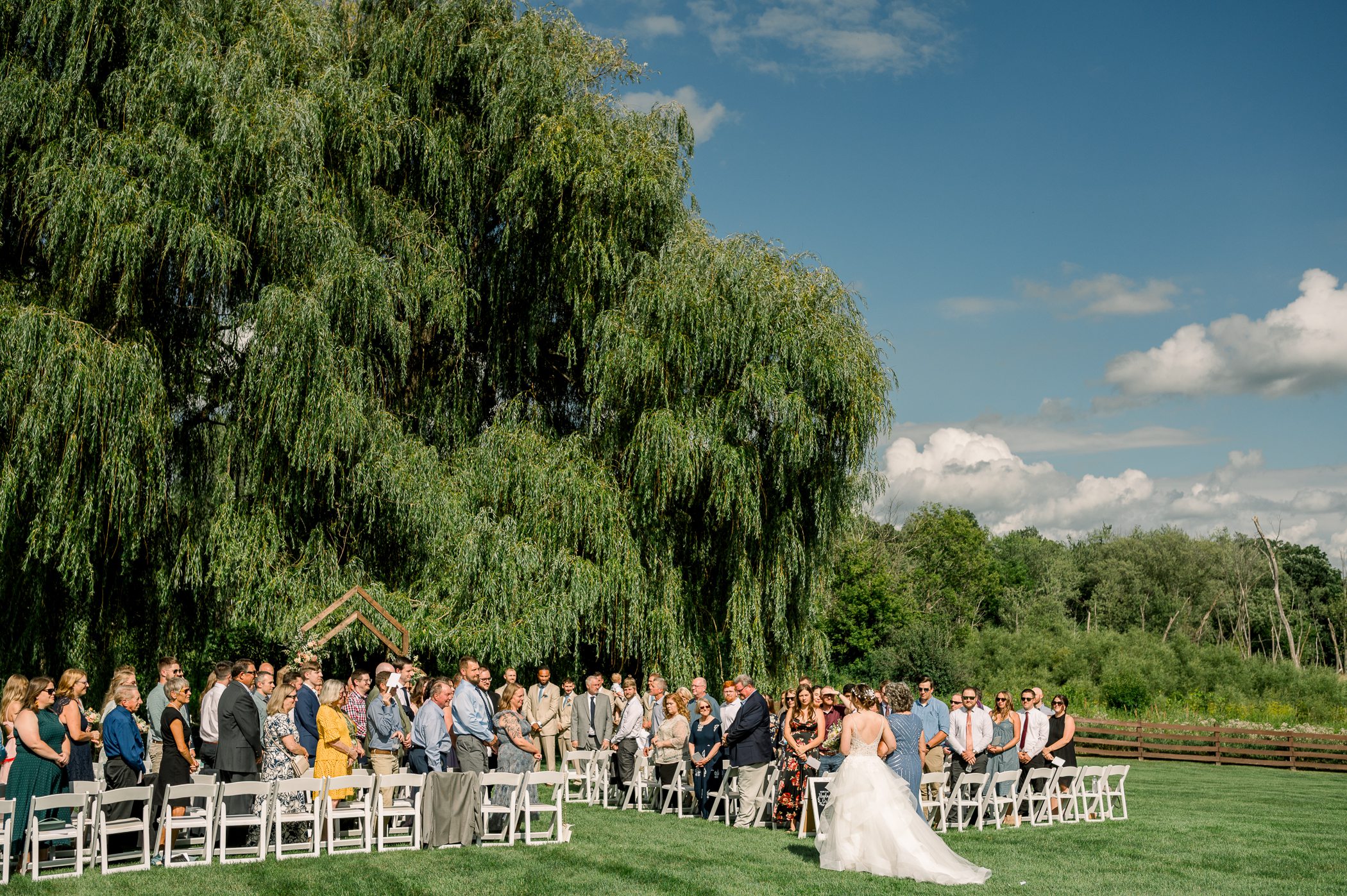 Harvest Moon Pond Summer Wedding