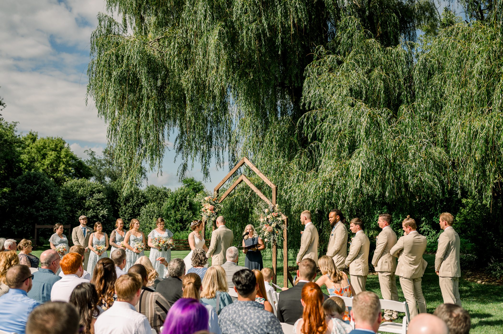 Harvest Moon Pond Summer Wedding