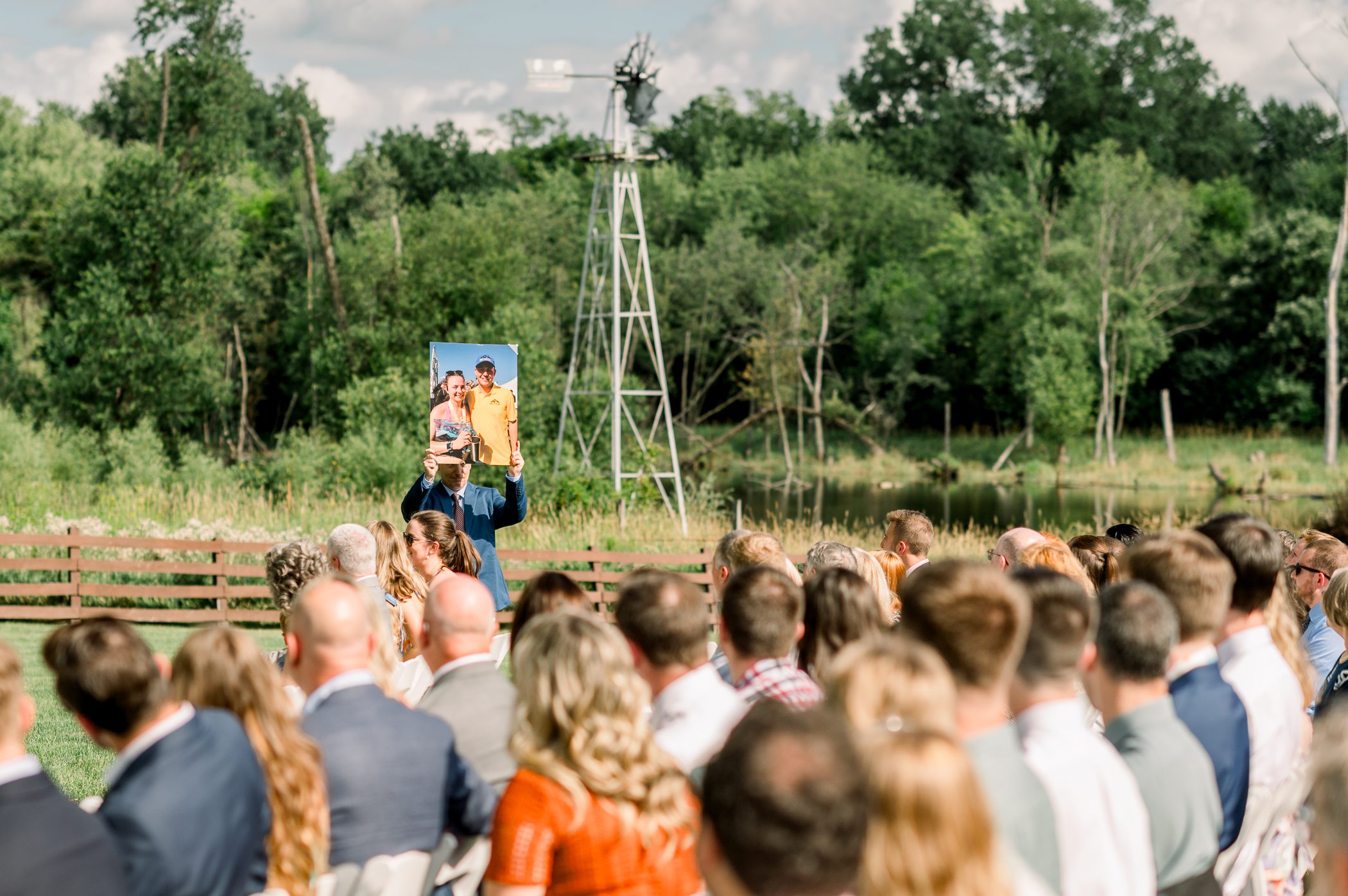 Harvest Moon Pond Summer Wedding
