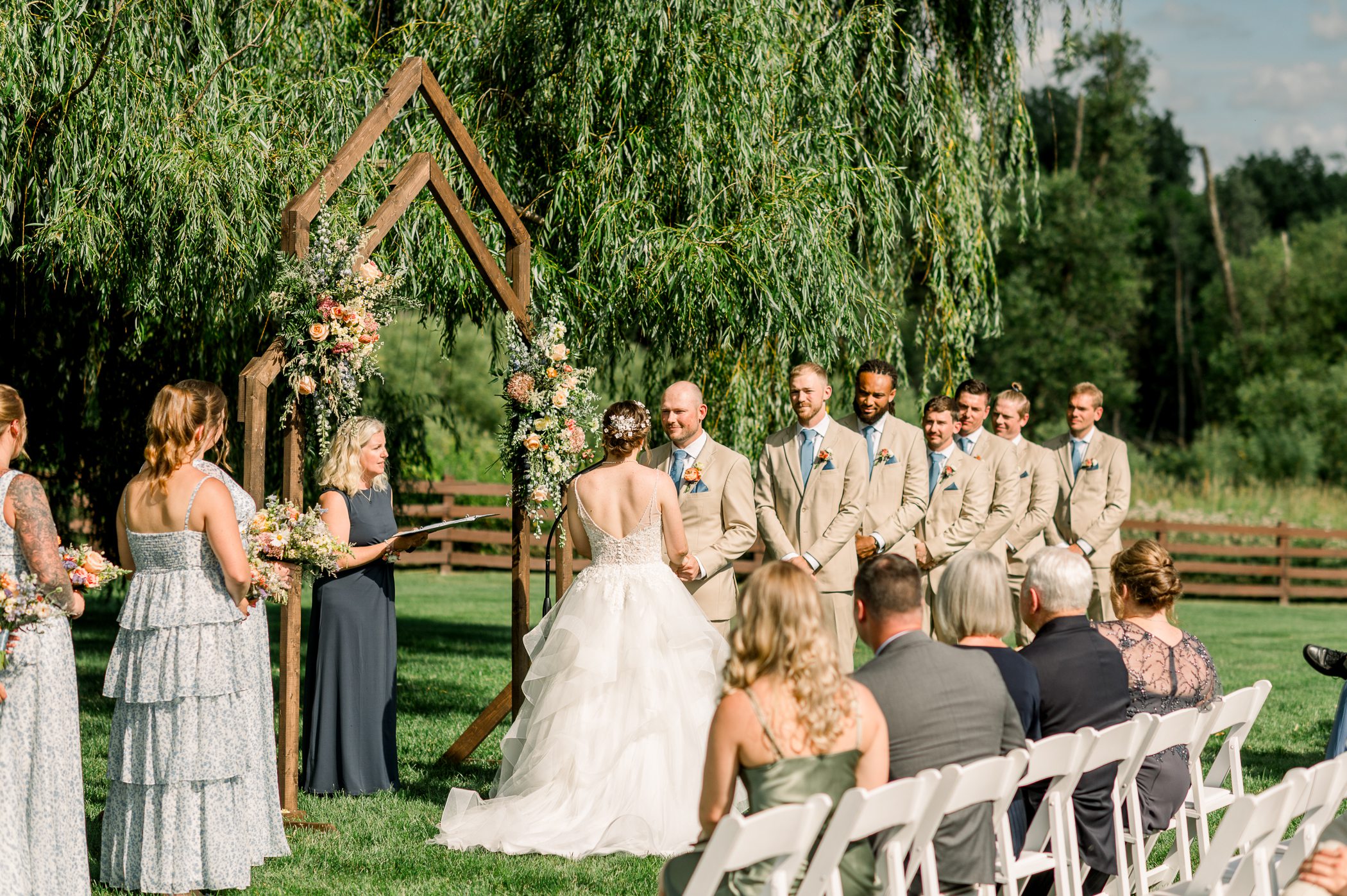 Harvest Moon Pond Summer Wedding