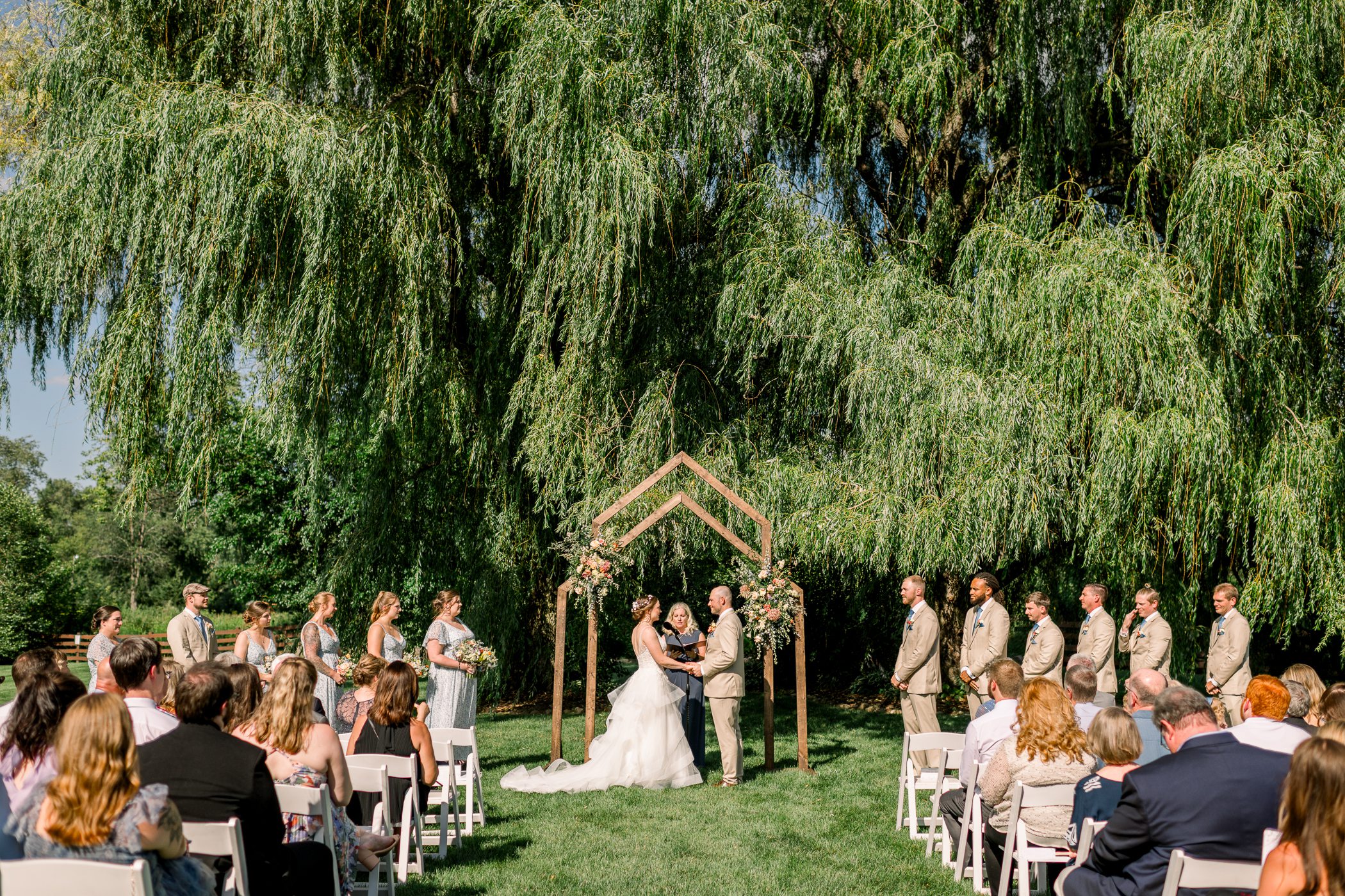Harvest Moon Pond Summer Wedding