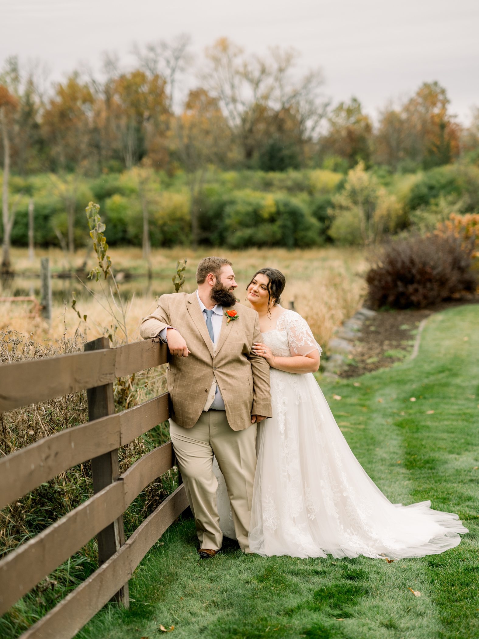 Harvest Moon Pond Fall Wedding Day